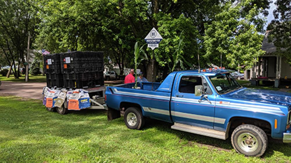 Holzwarth Seed in their local community parade